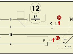 NMBS plan station Voneche